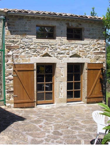 Frontansicht des Hauses